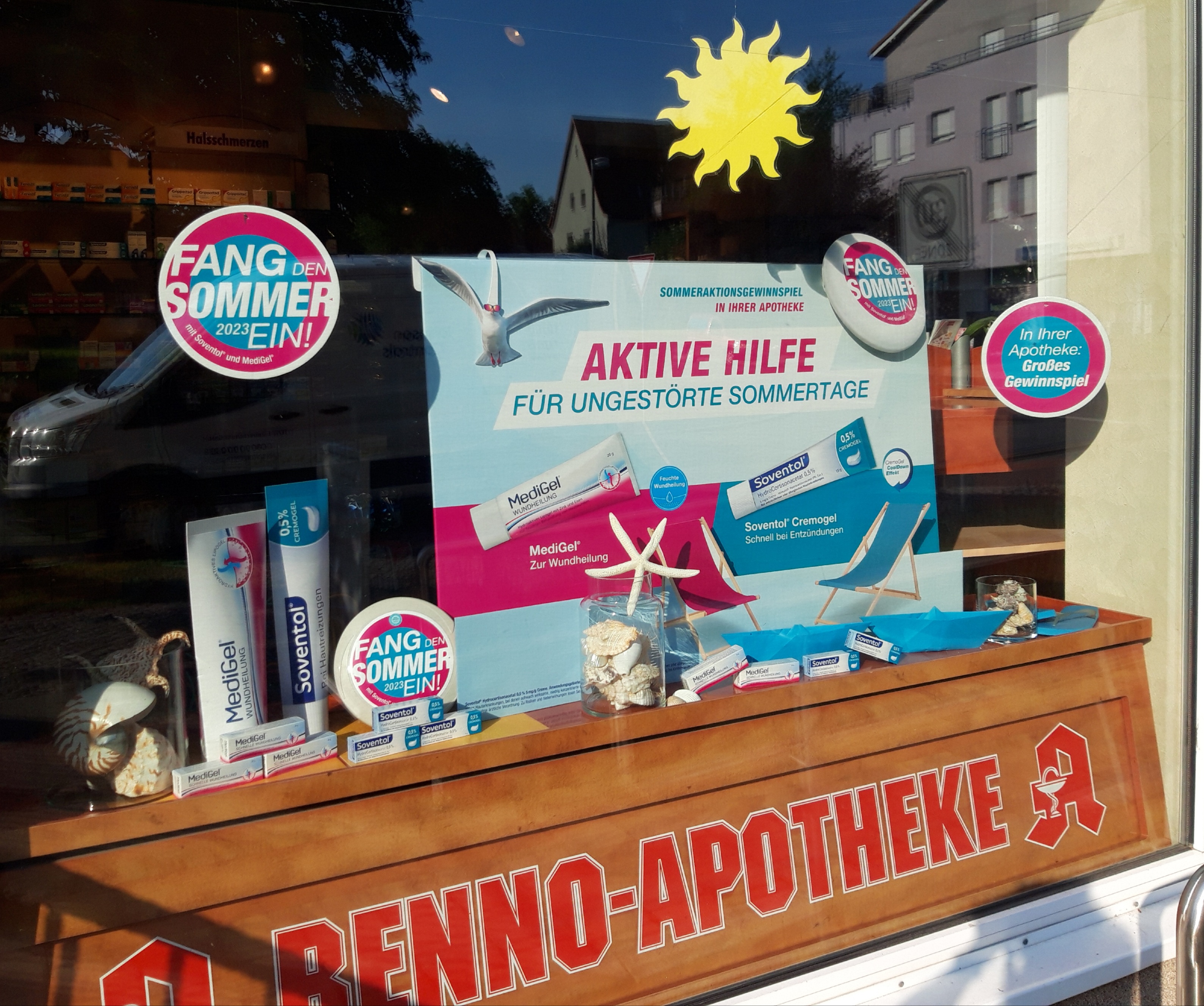 Schaufenster Herz-Apotheke im Kaufland, Nürnberg